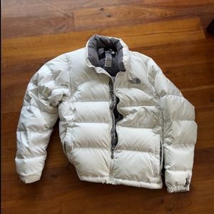 North Face White Puffer Jacket